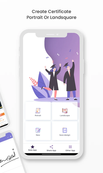 Certificate Maker - Editor - عکس برنامه موبایلی اندروید