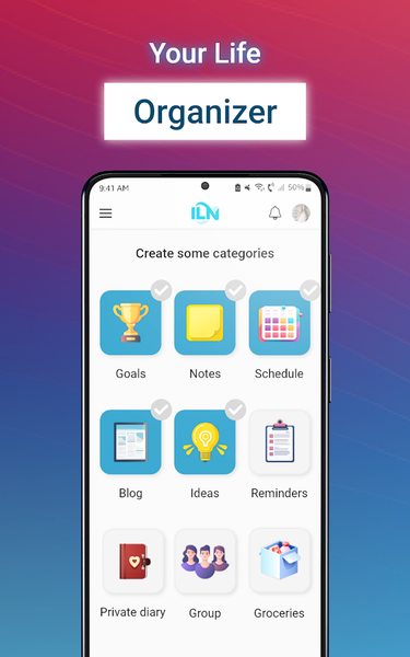 ILN - Your Life Manager - عکس برنامه موبایلی اندروید