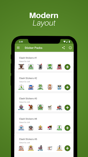 Clash Emote Sticker for WhatsApp - Royale Stickers - Image screenshot of android app
