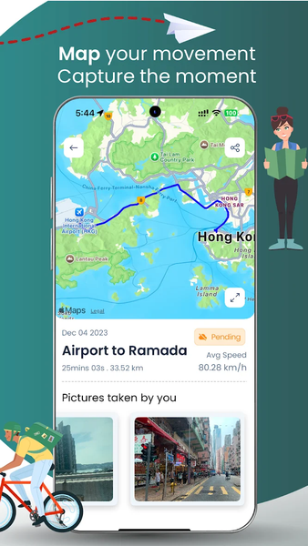 Track My Journey - Travel Log - عکس برنامه موبایلی اندروید