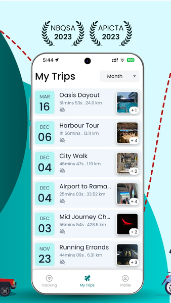 Track My Journey - Travel Log - عکس برنامه موبایلی اندروید