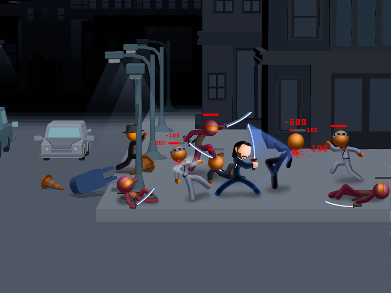 JohnMan: Gun Shooting War Game - عکس بازی موبایلی اندروید