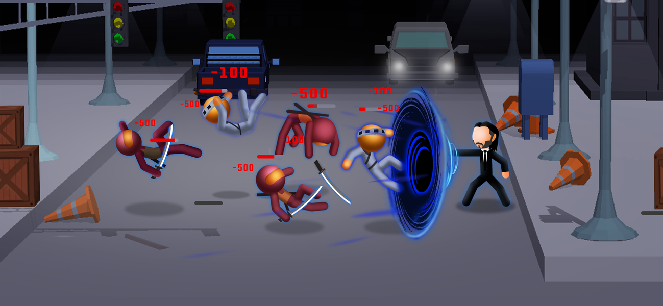 JohnMan: Gun Shooting War Game - عکس بازی موبایلی اندروید