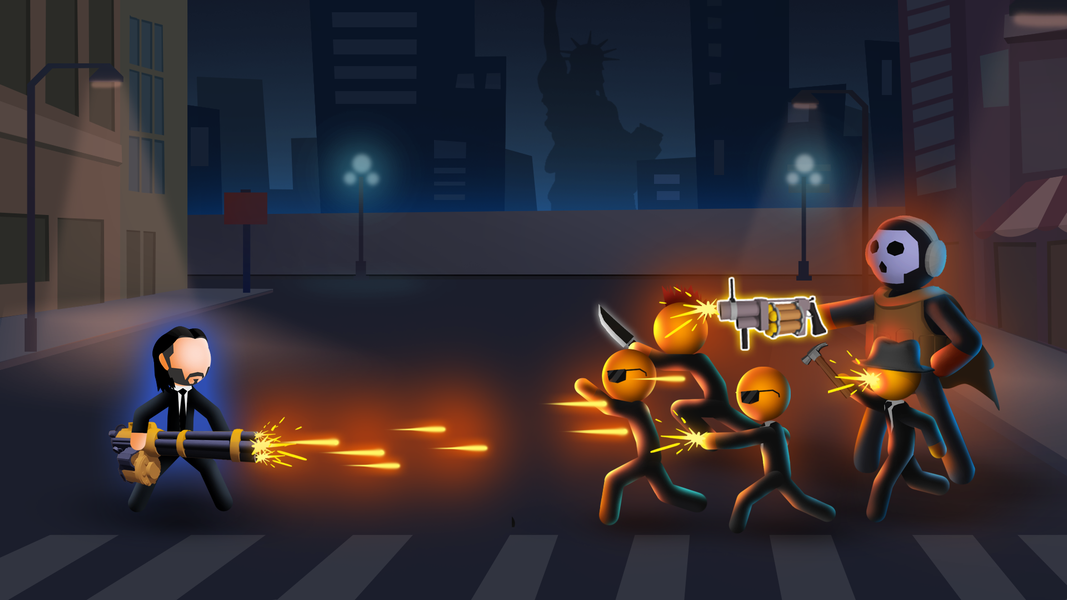 JohnMan: Gun Shooting War Game - عکس بازی موبایلی اندروید