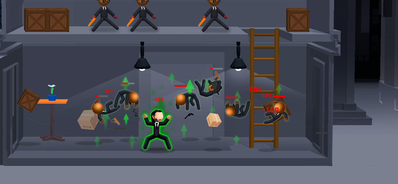 JohnMan: Gun Shooting War Game - عکس بازی موبایلی اندروید