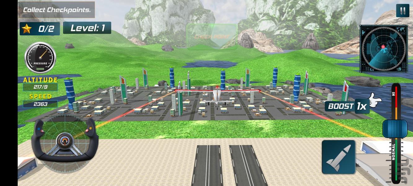 بازی خلبان هواپیما : بازی جدید - عکس بازی موبایلی اندروید