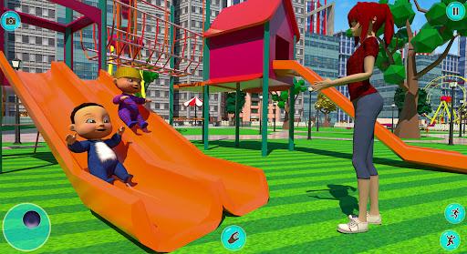Twin Baby Mother Simulator 3D - Image screenshot of android app