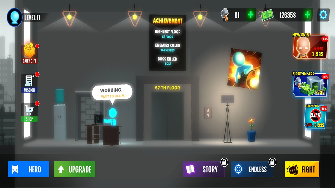 Boss Stick man - عکس بازی موبایلی اندروید