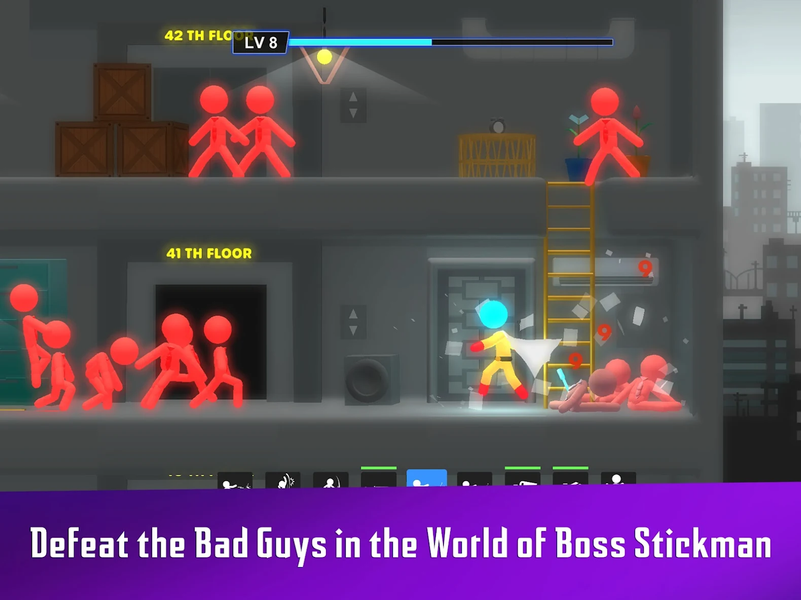 Boss Stick man - عکس بازی موبایلی اندروید