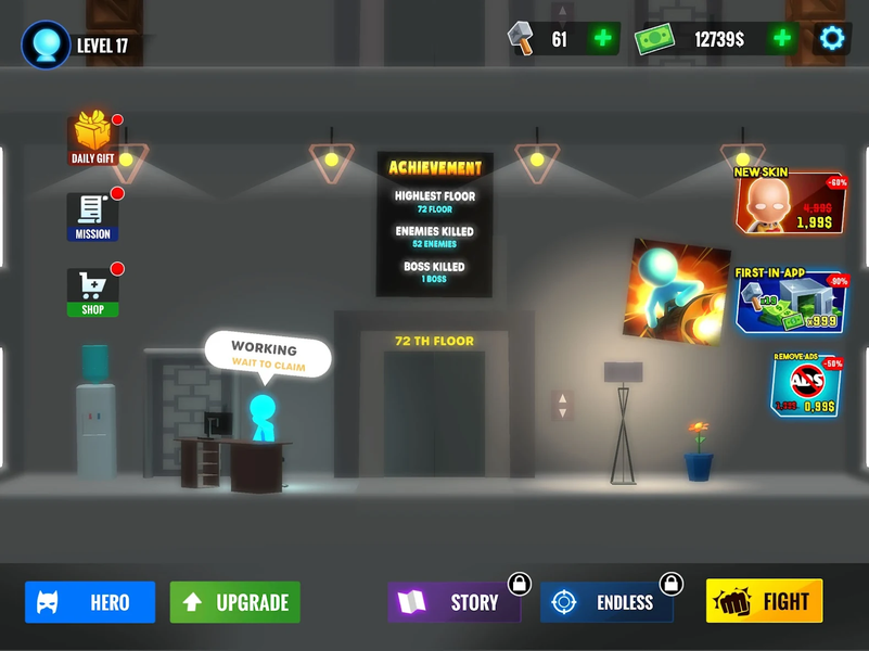 Boss Stick man - عکس بازی موبایلی اندروید