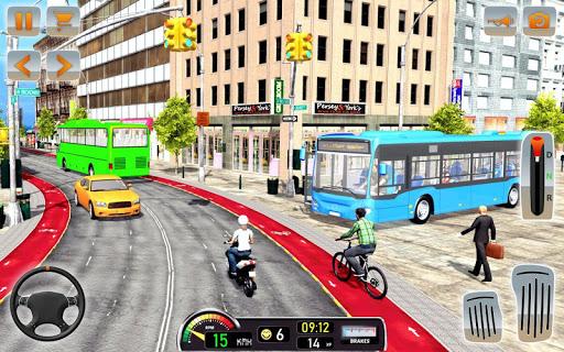 Modern Bus Driving Simulator: Bus Games 2021 - عکس بازی موبایلی اندروید