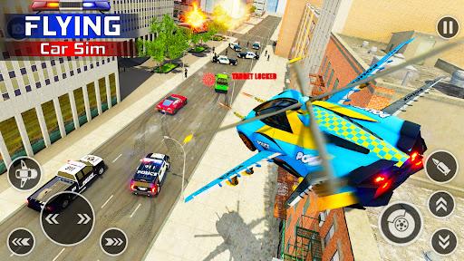 Futuristic Flying Car Drive 3D - Image screenshot of android app
