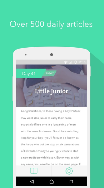 Pregnancy Tracker - Image screenshot of android app