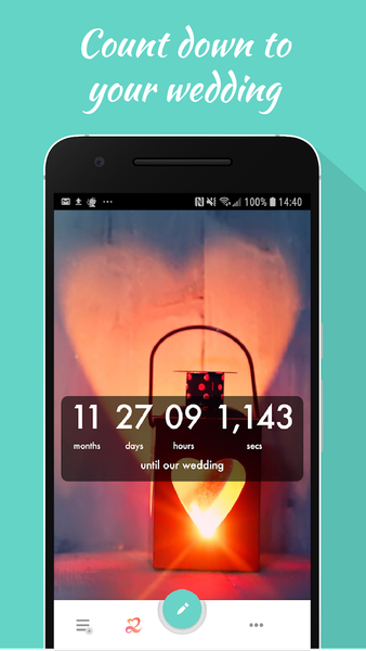 Wedding Countdown Widget - عکس برنامه موبایلی اندروید