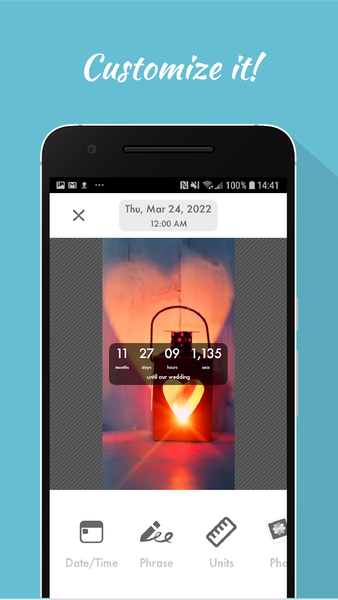 Wedding Countdown Widget - عکس برنامه موبایلی اندروید