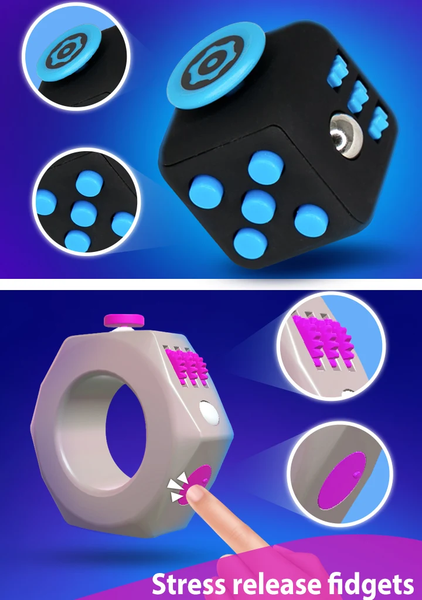 Anti stress Fidget Toys ASMR - عکس بازی موبایلی اندروید