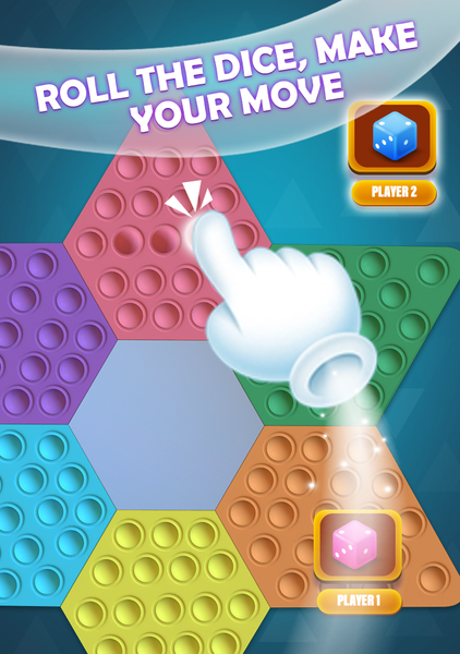 pop it 3D - Dice Pop It - Gameplay image of android game