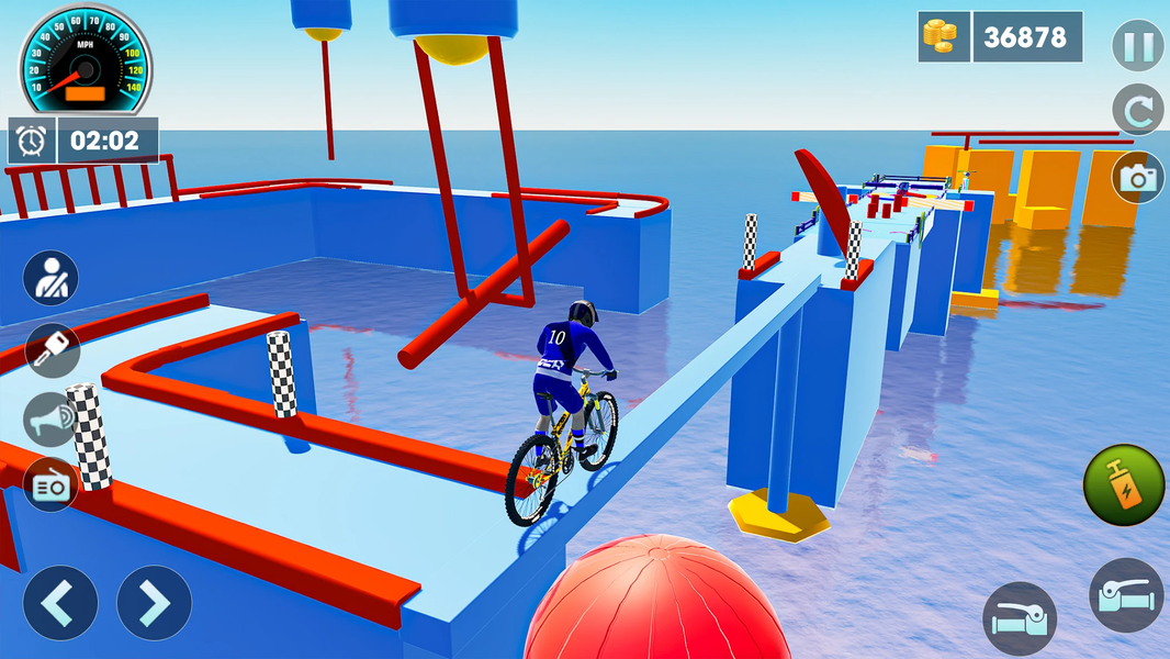 BMX Bike Racing: Bicycle Games - Gameplay image of android game