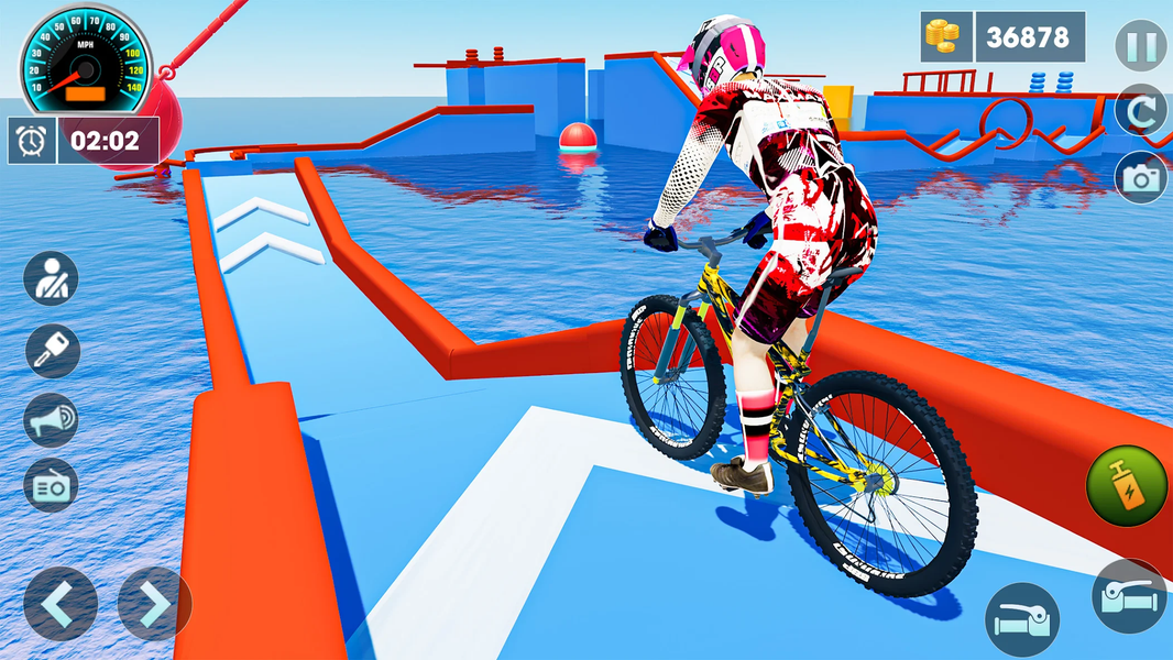 BMX Bike Racing: Bicycle Games - Gameplay image of android game