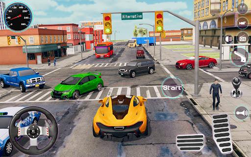 Car Driving School Simulator - Gameplay image of android game