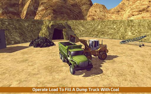 Dump Truck Hill SIM - Gameplay image of android game