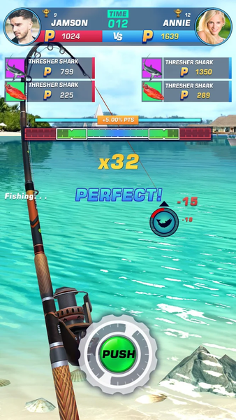 Fishing Rival 3D - Gameplay image of android game