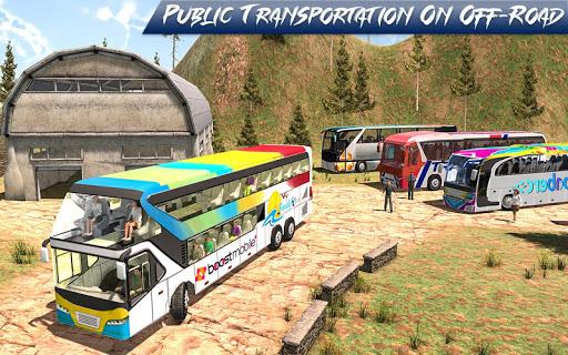Mountain Driving Sim Bus Games - Gameplay image of android game
