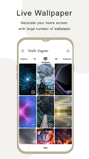 4K Wallpaper - HD Backgrounds - عکس برنامه موبایلی اندروید