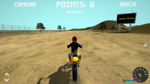 Motocross Motorbike Simulator Offroad - Gameplay image of android game