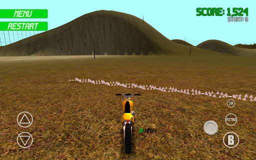 Motocross Motorbike Simulator Offroad - Gameplay image of android game
