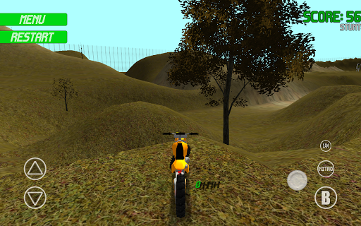 Motocross Motorbike Simulator Offroad - Gameplay image of android game
