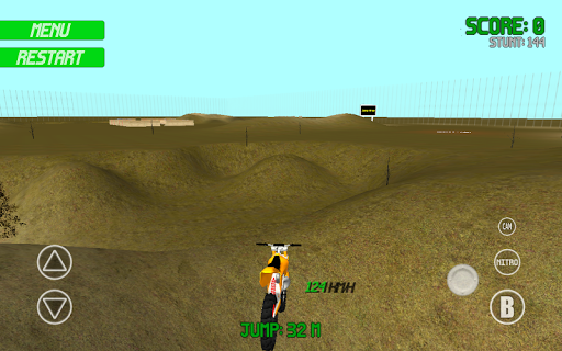 Motocross Motorbike Simulator Offroad - Gameplay image of android game