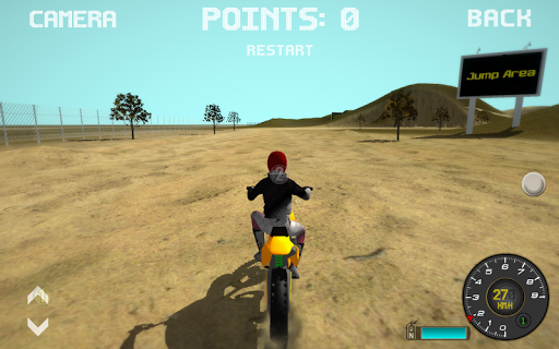 Motocross Motorbike Simulator Offroad - Gameplay image of android game