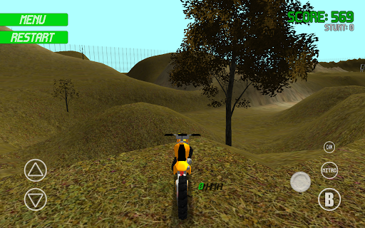 Motocross Motorbike Simulator Offroad - Gameplay image of android game