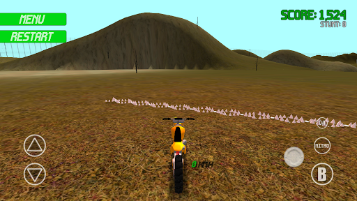 Motocross Motorbike Simulator Offroad - Gameplay image of android game