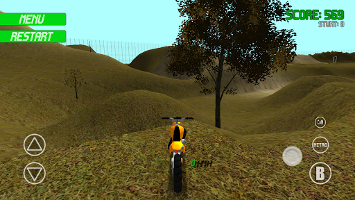 Motocross Motorbike Simulator Offroad - Gameplay image of android game
