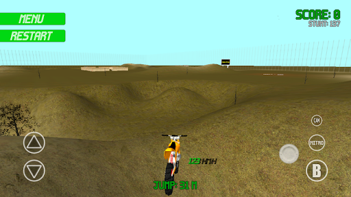 Motocross Motorbike Simulator Offroad - Gameplay image of android game