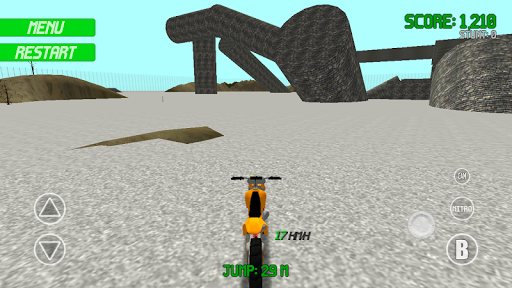 Motocross Motorbike Simulator Offroad - Gameplay image of android game