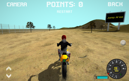 Motocross Motorbike Simulator Offroad - Gameplay image of android game