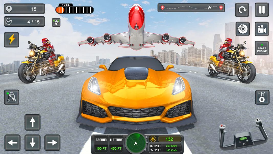 City Pilot Cargo Plane Games - Gameplay image of android game