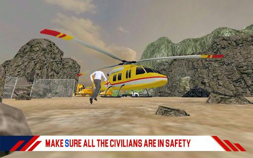 Police Aviation Helicopter Rescue - Gameplay image of android game