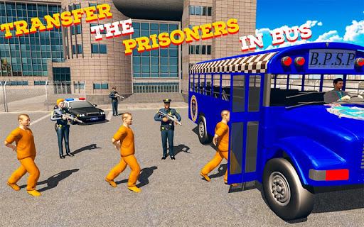 Police City Coach Bus Simulator 2019 - Gameplay image of android game