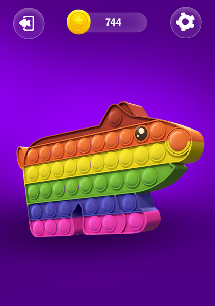Antistress Rainbow Popit Toys - عکس بازی موبایلی اندروید