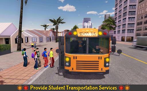 School Bus: summer school transportation - Gameplay image of android game