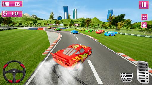 Crazy Street Stock Cars Racing - Gameplay image of android game