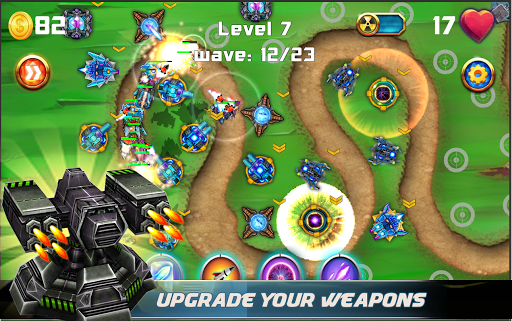 Tower Defense Zone - Gameplay image of android game