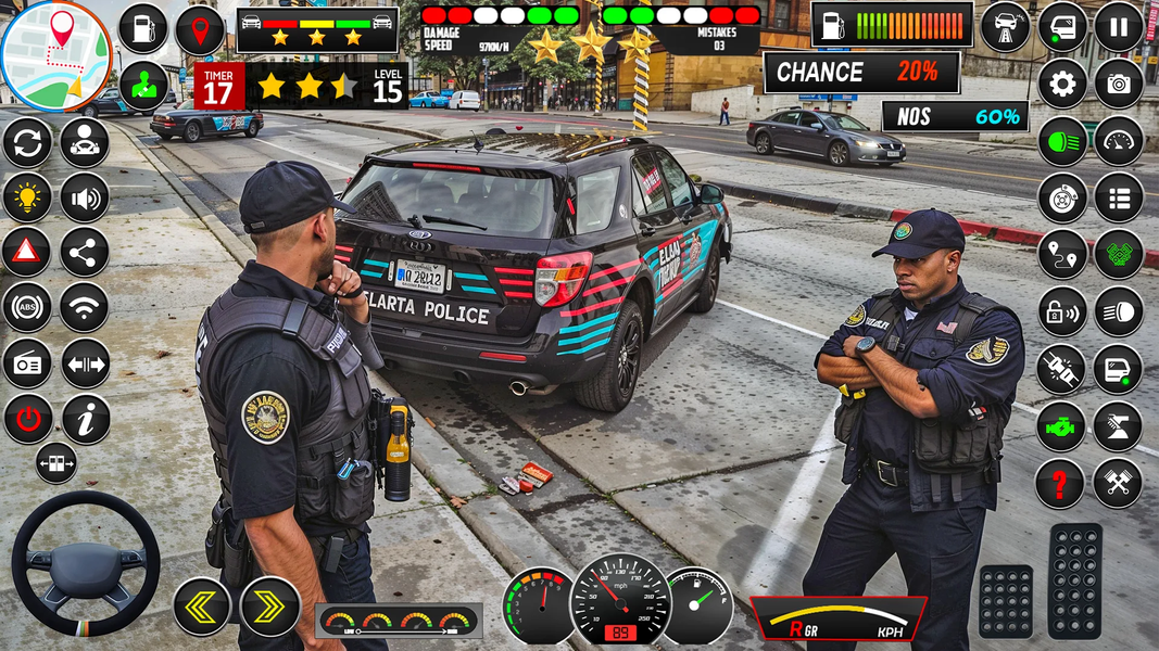 US Police Car Driving Game ۳D - عکس بازی موبایلی اندروید