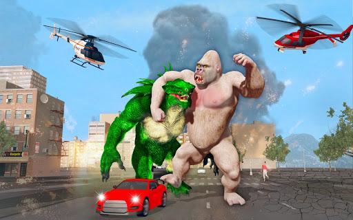 Angry Gorilla hit & city smash - Image screenshot of android app
