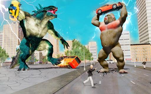 Angry Gorilla hit & city smash - Image screenshot of android app