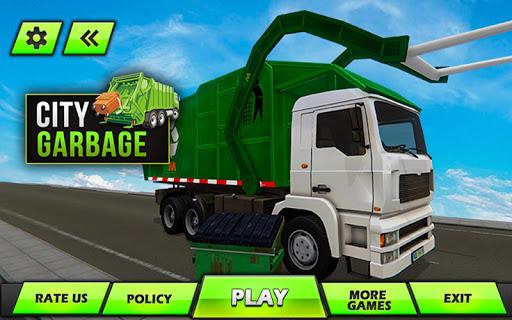 Truck Games: Garbage Truck 3D - Gameplay image of android game